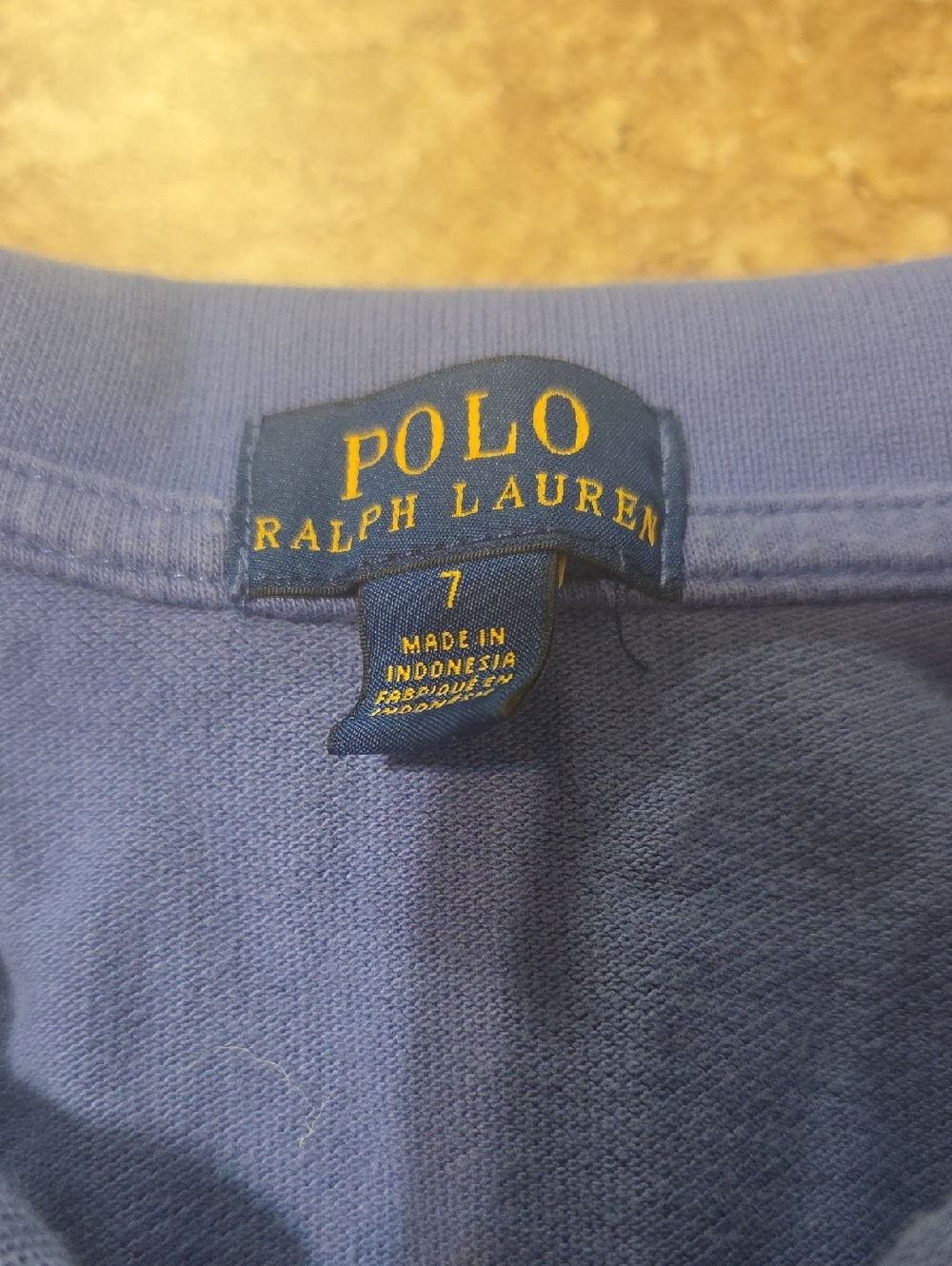 Ralph Lauren Boys Short Sleeve Polo in Light Blue Size 7 - Picture 2 of 3